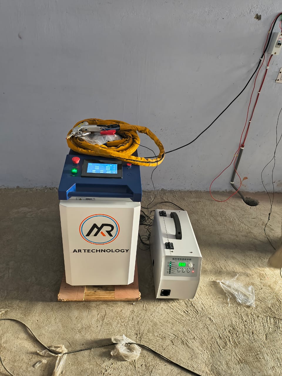 Laser Welding Machine - Detailed View of Welding Head